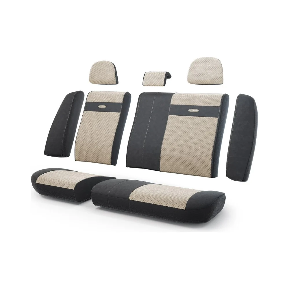 Авточехлы-трансформеры AUTOPROFI TRS-002 BK/L.BE