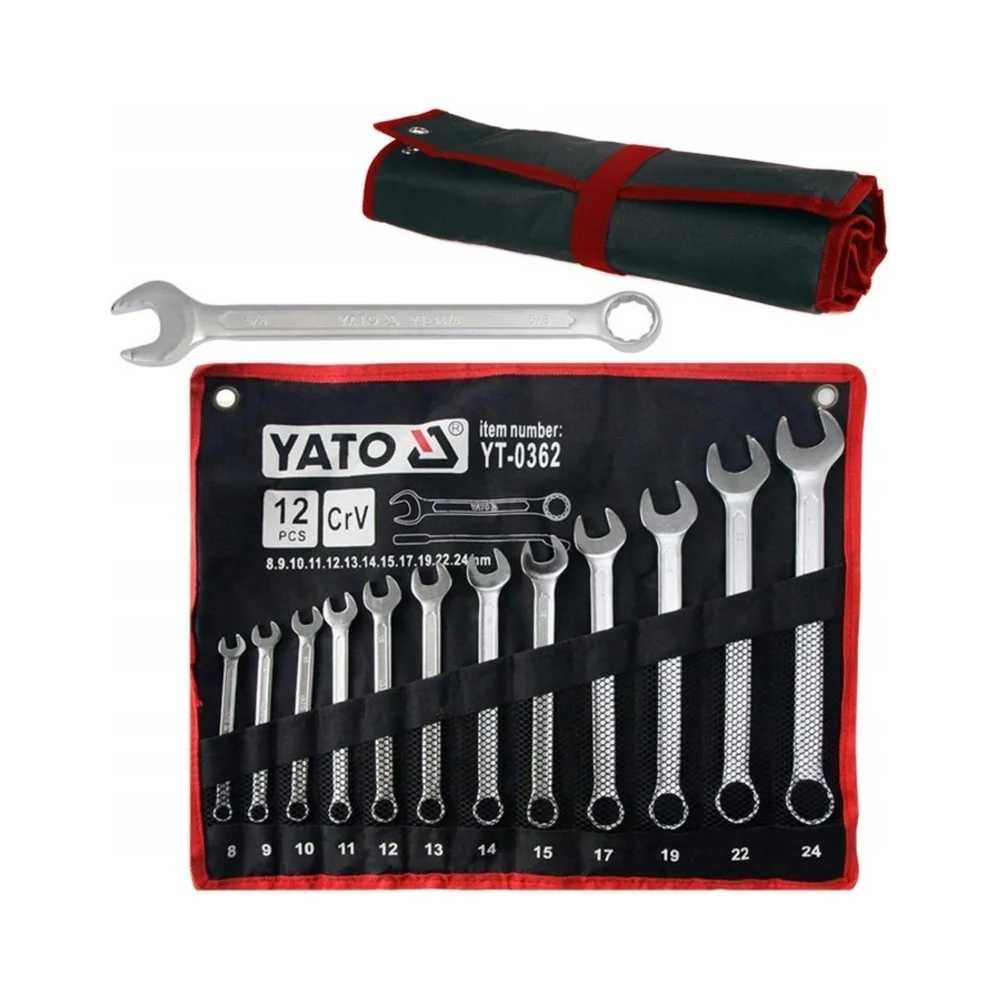 Набор комбинированных ключей YATO YT-0362