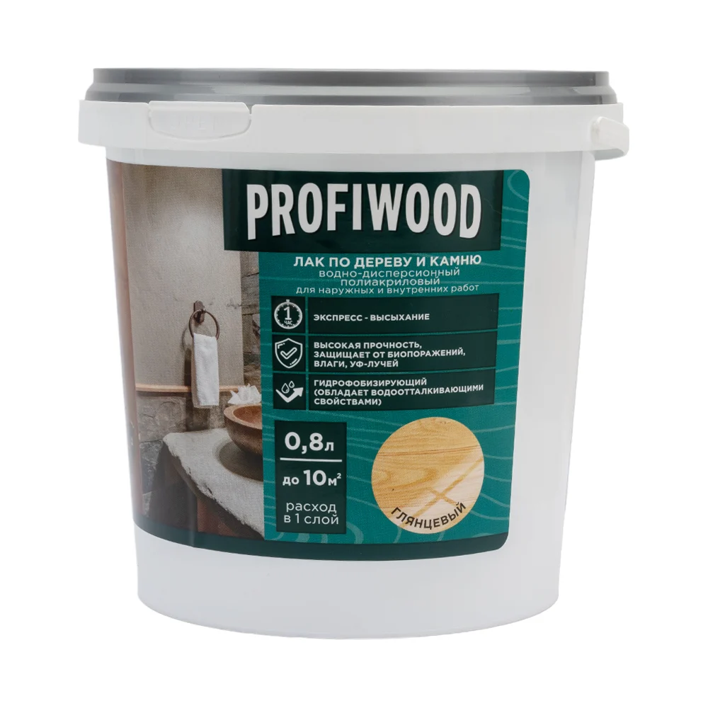 Лак по дереву и камню Profiwood 64974