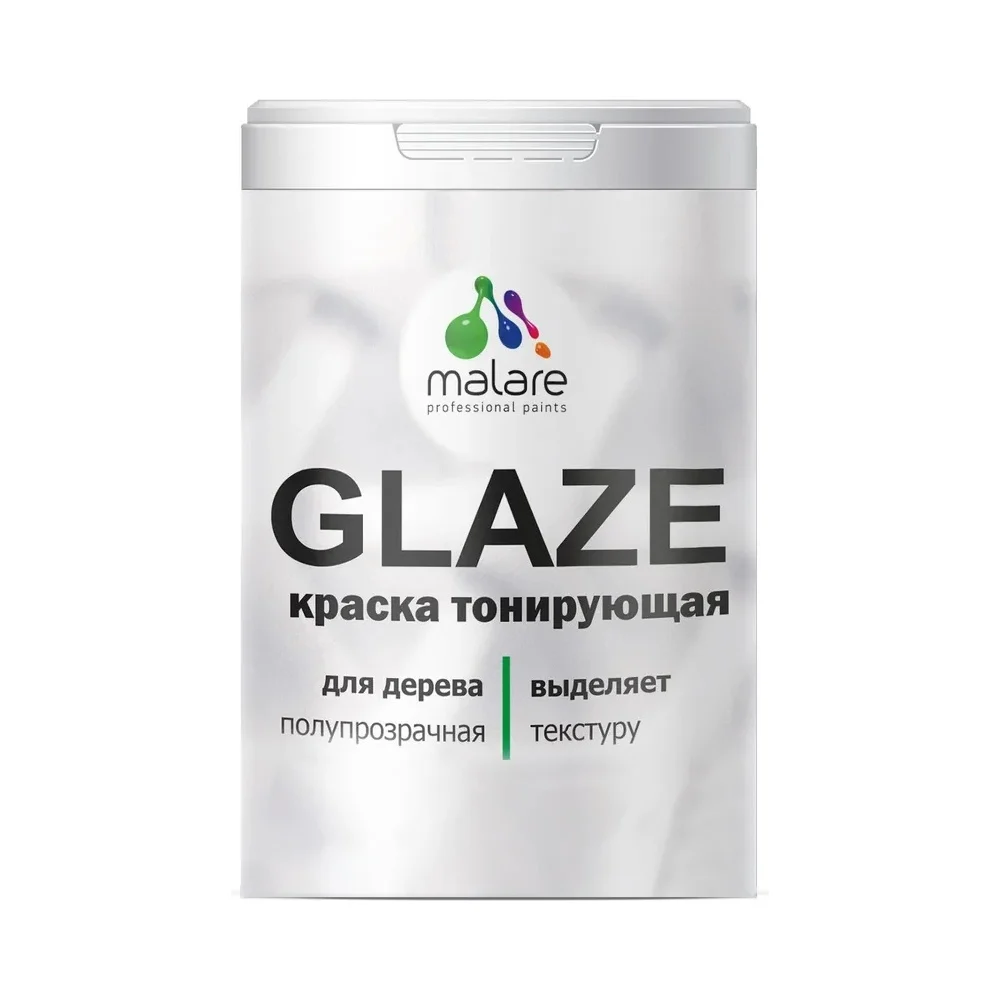 Лессирующая тонирующая краска по дереву MALARE Glaze 2036777201577